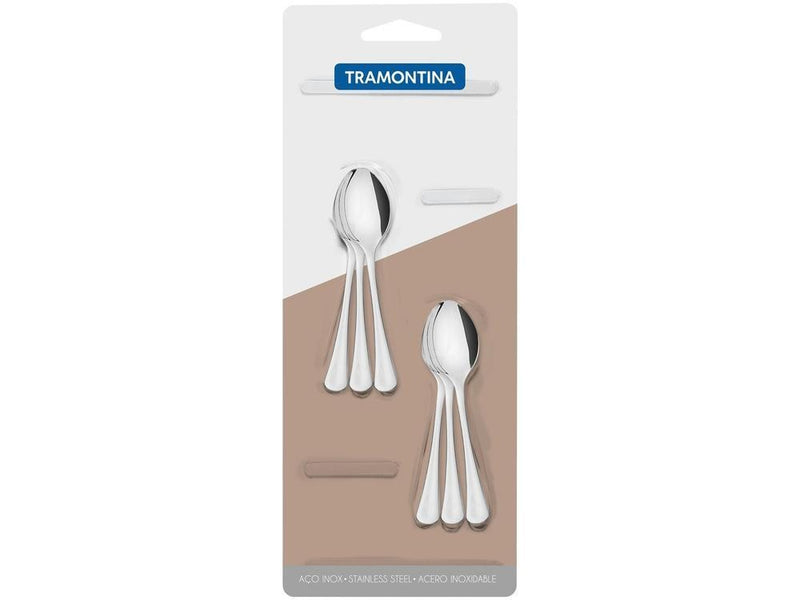 Jogo de Colher Inox Tramontina Havana 66945081 6 Peças