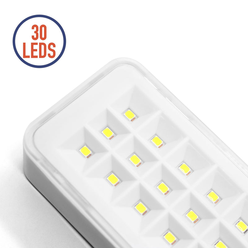 Luminária de Emergência 30leds Bateria Recarregável