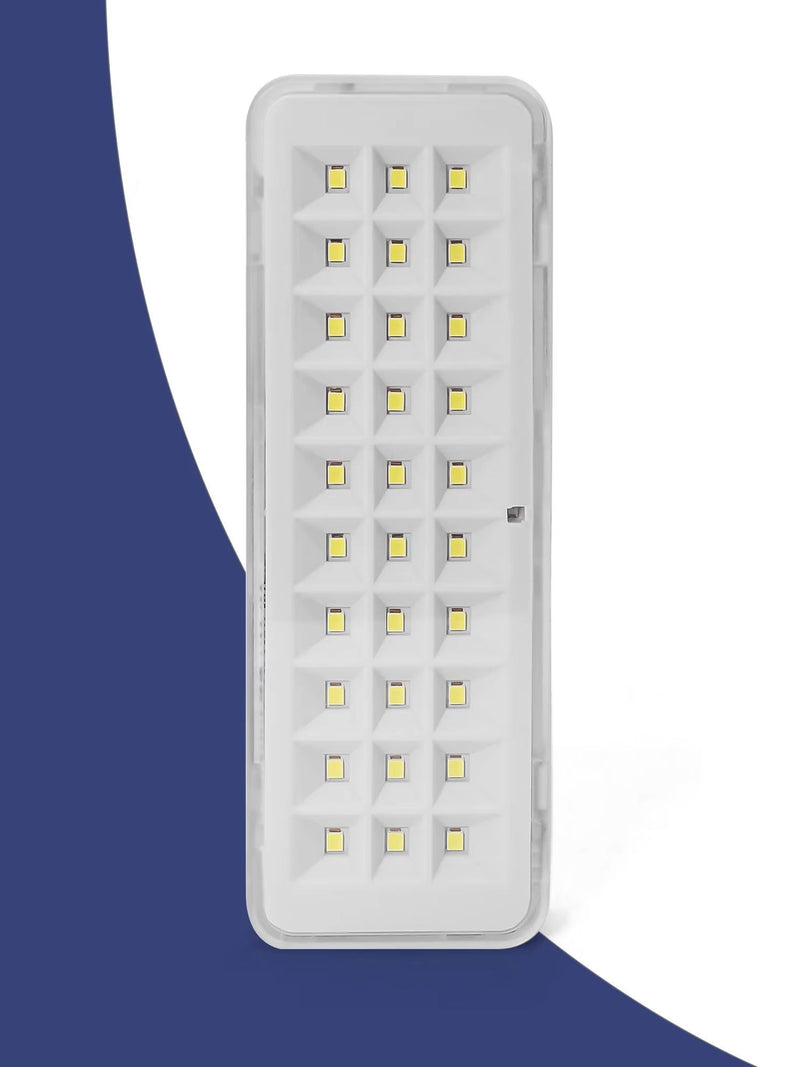 Luminária de Emergência 30leds Bateria Recarregável